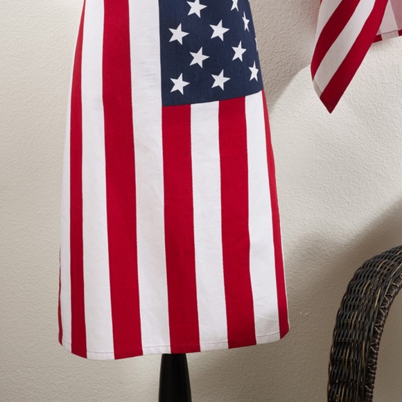 Archived - Cotton US Flag Cooking Apron, Unisex - Picture 3 of 3